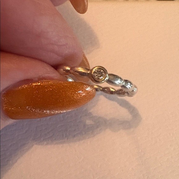 Pandora Vintage ring with diamonds - Picture 2 of 5